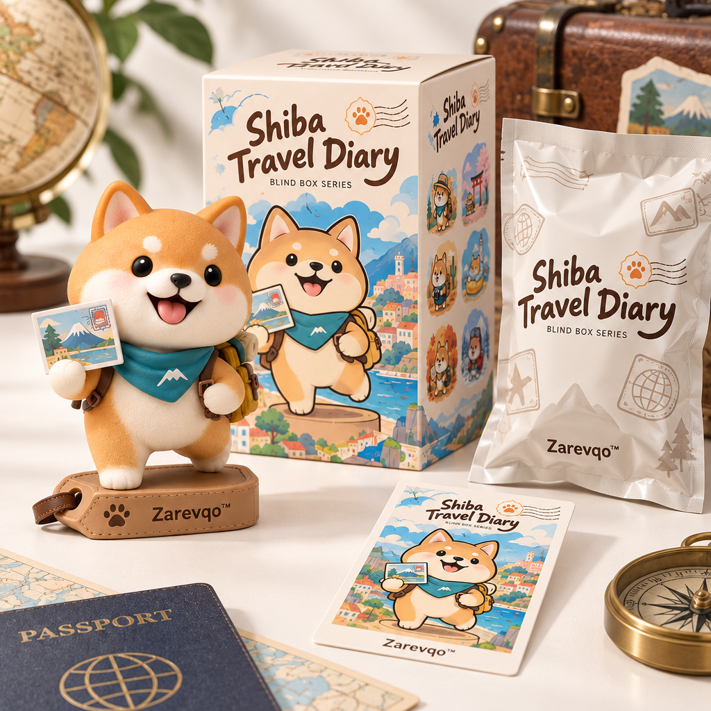 Zarevqo™ ShibaVoyage Shiba Travel Diary Blind Box image 2