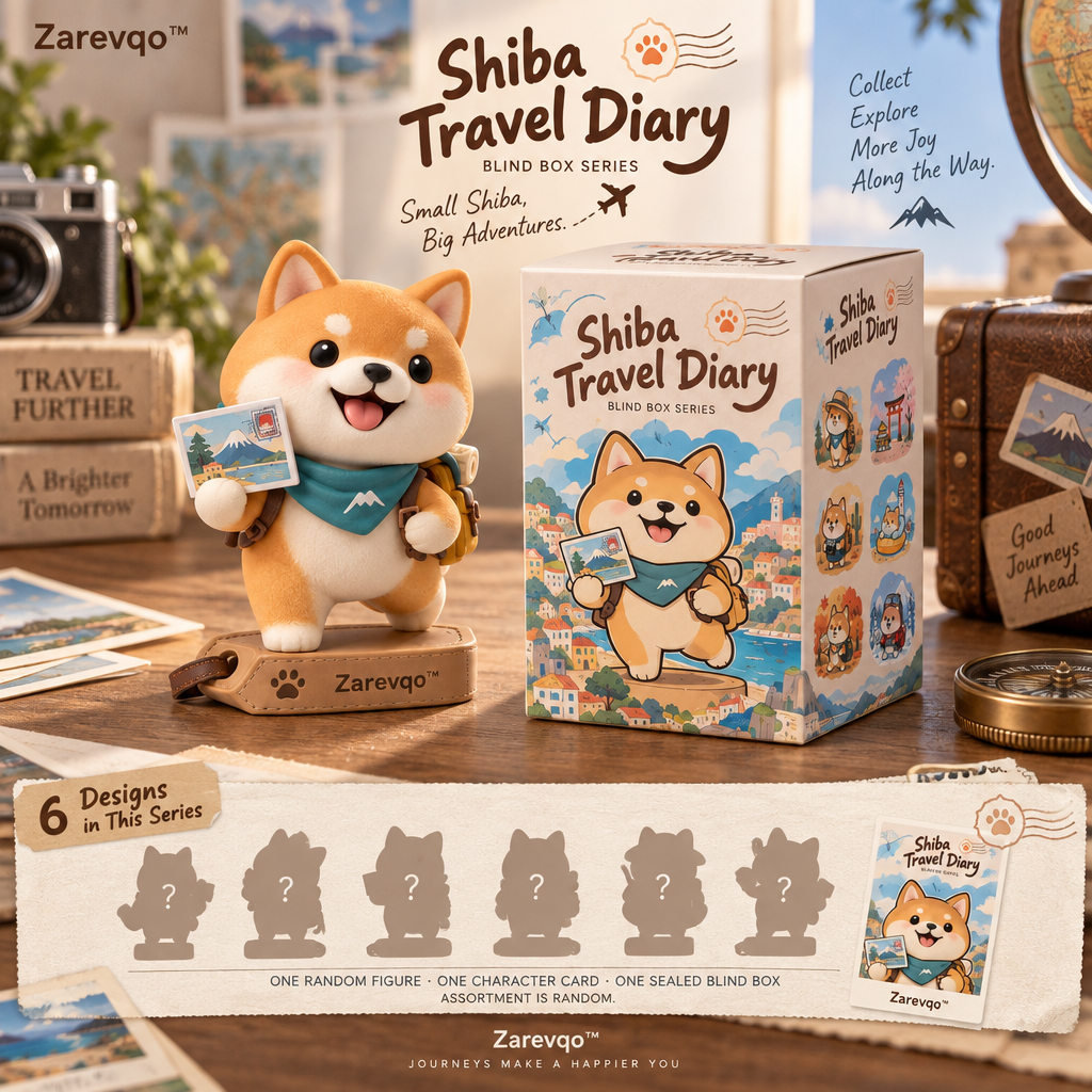 Zarevqo™ ShibaVoyage Shiba Travel Diary Blind Box image 3