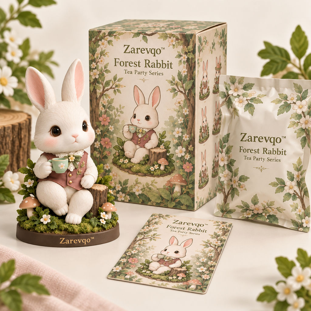 Zarevqo™ RabbitTea Forest Rabbit Tea Party Blind Box image 2