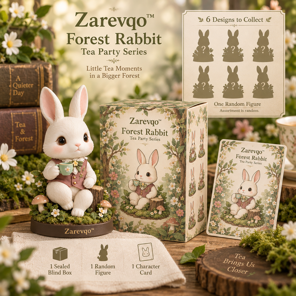 Zarevqo™ RabbitTea Forest Rabbit Tea Party Blind Box image 3