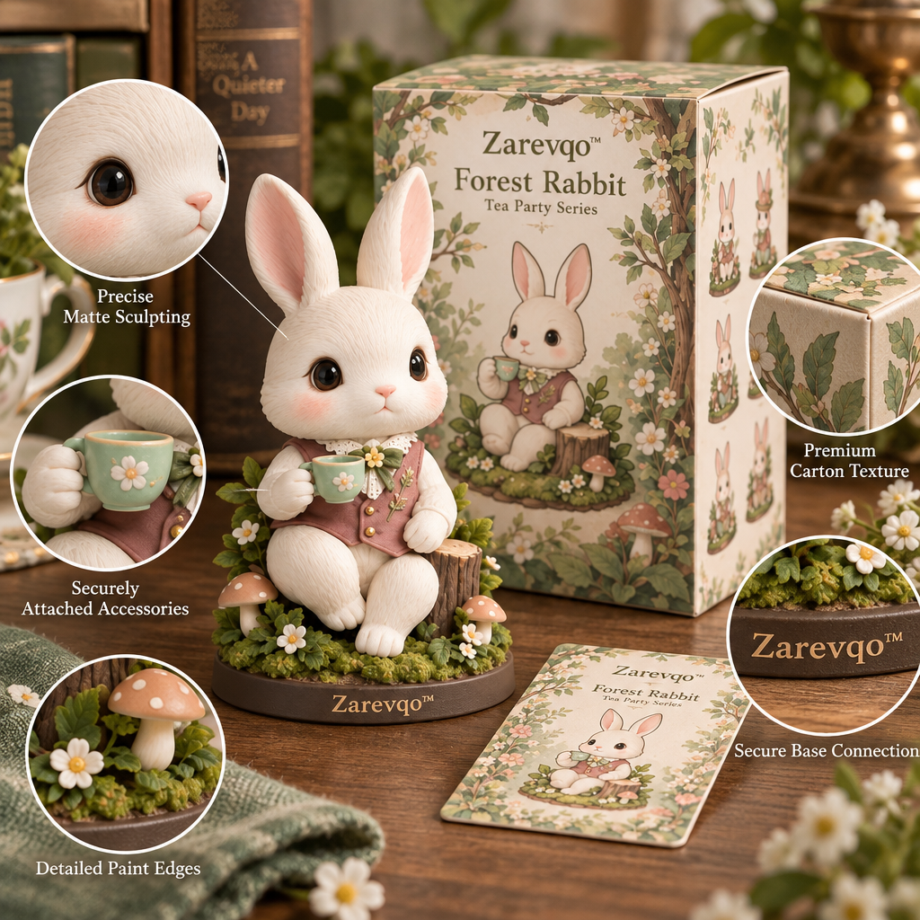 Zarevqo™ RabbitTea Forest Rabbit Tea Party Blind Box image 4