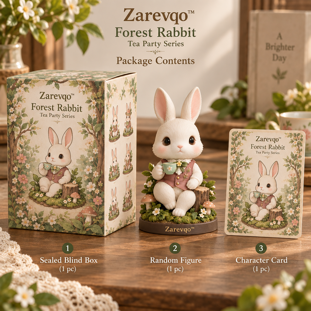 Zarevqo™ RabbitTea Forest Rabbit Tea Party Blind Box image 5