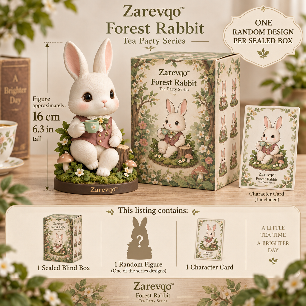 Zarevqo™ RabbitTea Forest Rabbit Tea Party Blind Box image 6