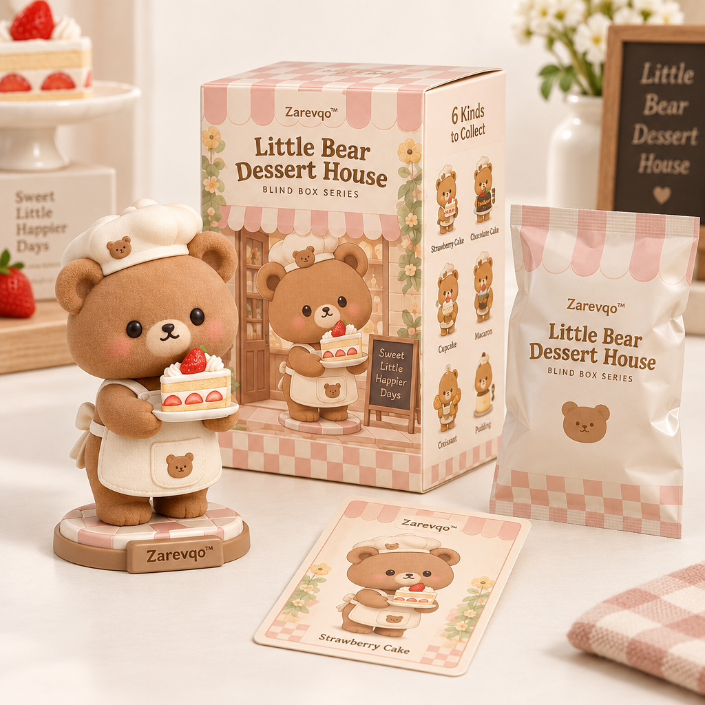 Zarevqo™ BearPatisserie Little Bear Dessert House Blind Box image 2