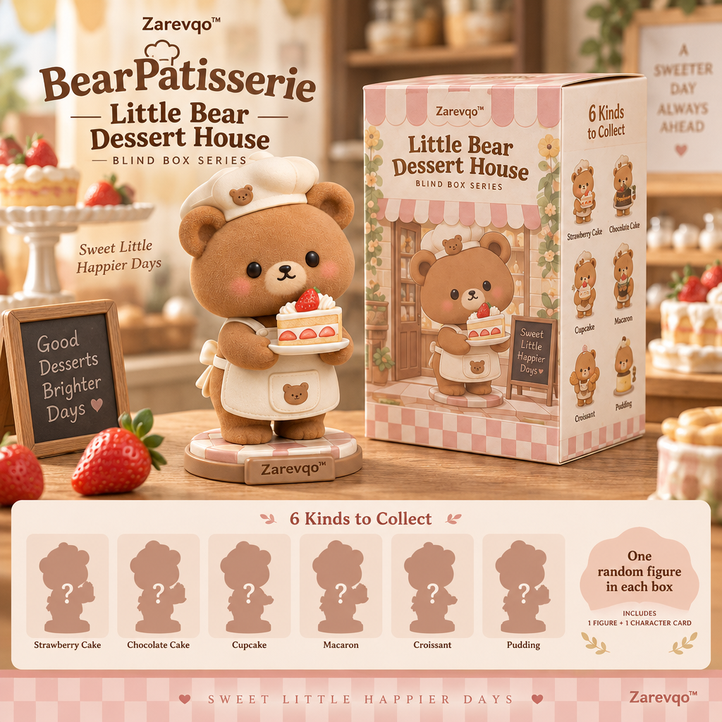 Zarevqo™ BearPatisserie Little Bear Dessert House Blind Box image 3