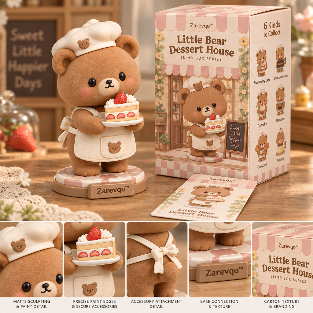 Zarevqo™ BearPatisserie Little Bear Dessert House Blind Box image 4