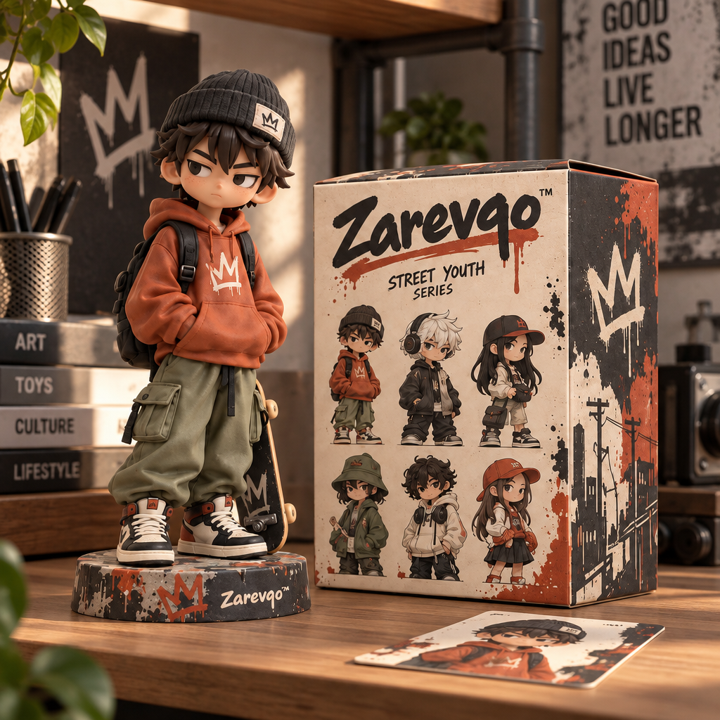 Zarevqo™ UrbanPulse Street Youth Designer Blind Box product view