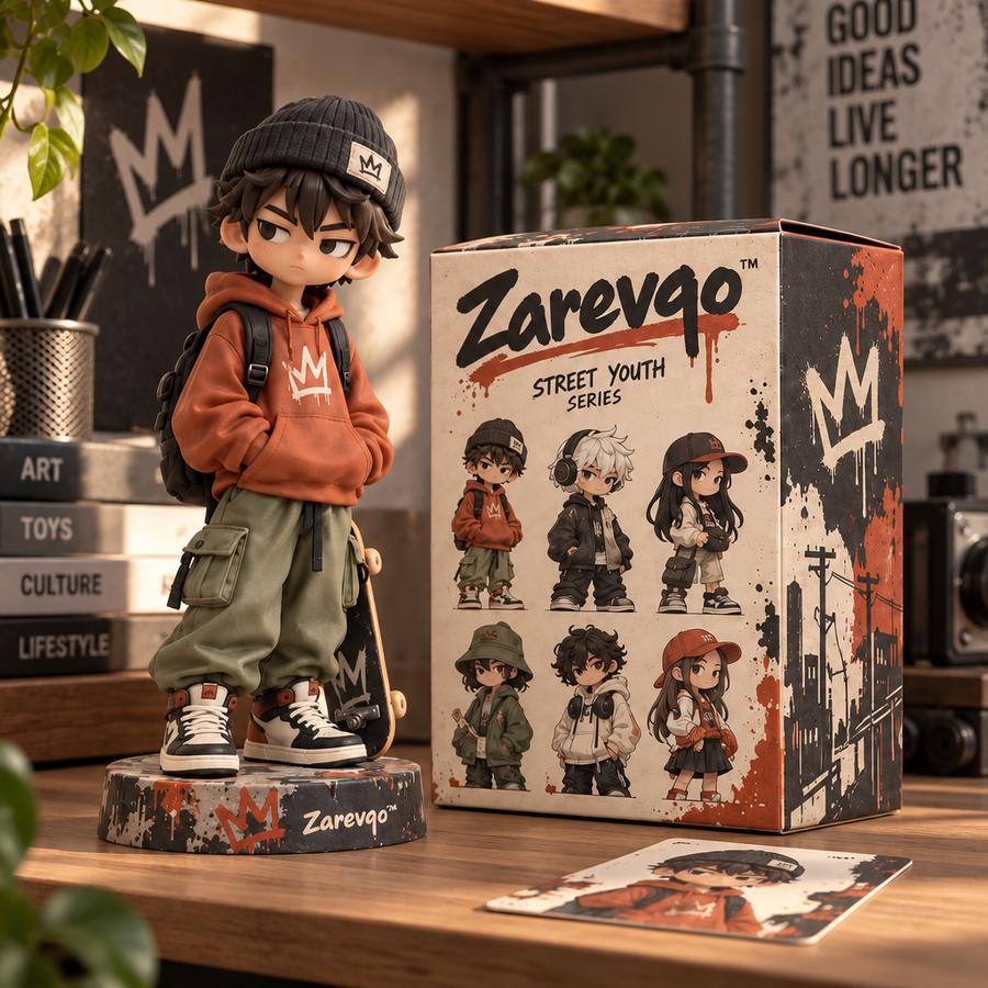Zarevqo™ UrbanPulse Street Youth Designer Blind Box product view