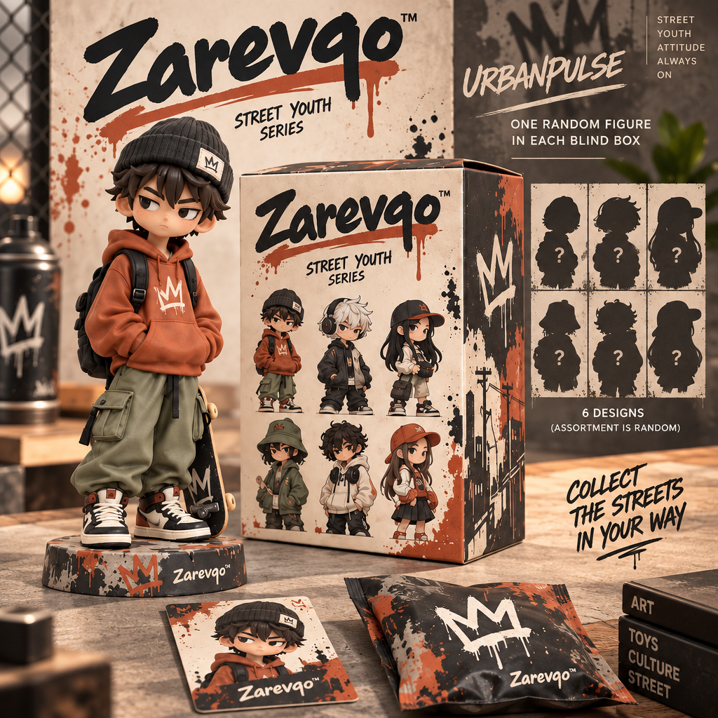 Zarevqo™ UrbanPulse Street Youth Designer Blind Box image 3