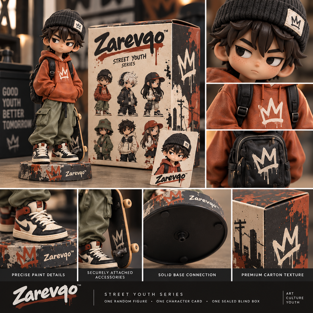 Zarevqo™ UrbanPulse Street Youth Designer Blind Box image 4