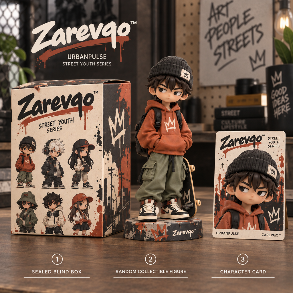 Zarevqo™ UrbanPulse Street Youth Designer Blind Box image 5